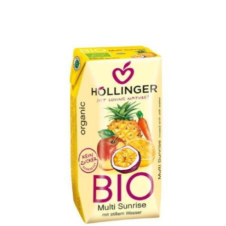 Χυμός Τροπικών Φρούτων Hollinger Χωρίς Ζάχαρη 200ml