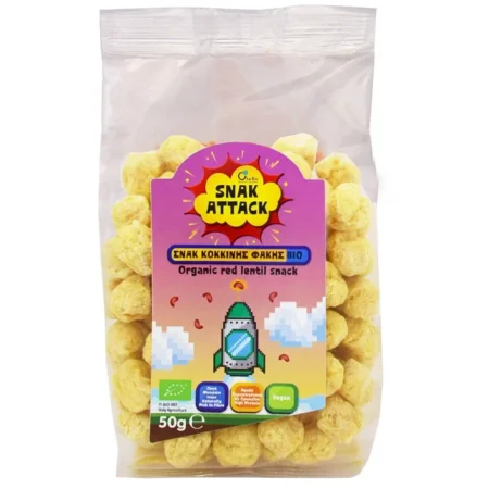 Σνακ Κόκκινης Φακής ΒΙΟ 50γρ