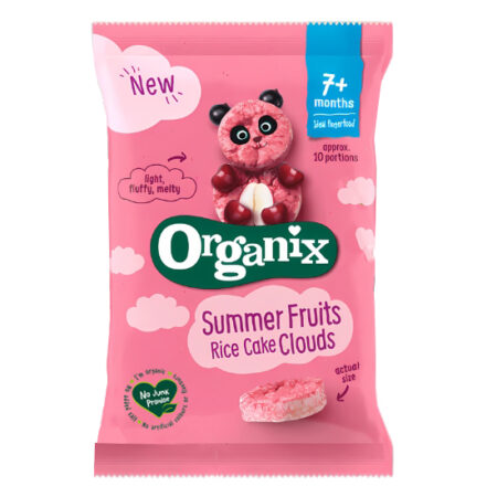 Ρυζογκοφρέτα 'Clouds' με Κεράσι, Μήλο και Φραγκοστάφυλο