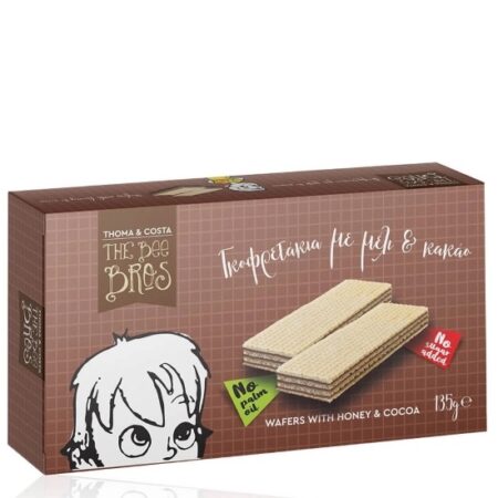 The Bee Bros Γκοφρετάκια με Γεύση Μέλι & Κακάο