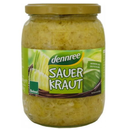 Ξινολάχανο Τουρσί Dennree Βιο 680γρ