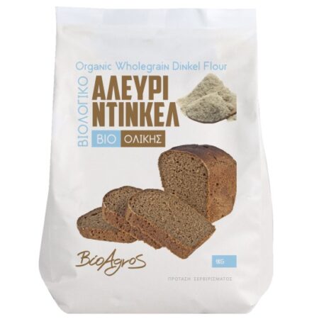 Αλεύρι Ντίνκελ Ολικής 1kg ΒΙΟ