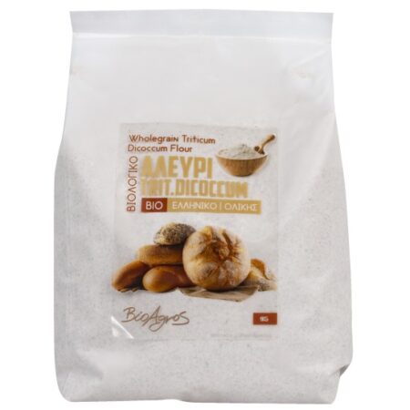 Αλεύρι από Δίκοκκο Σιτάρι Ολίκης 1kg ΒΙΟ