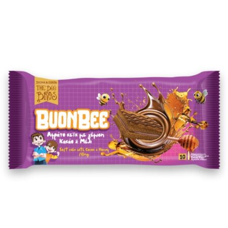 The Bee Bros Κέικ με Γέμιση Κακάο & Μέλι BuonBee