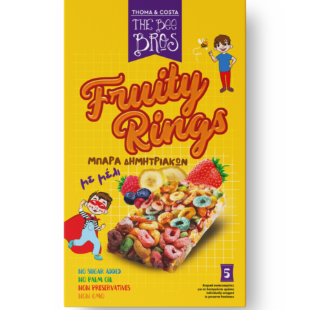 Μπάρα δημητριακών με μέλι και φρούτα 5x25gr