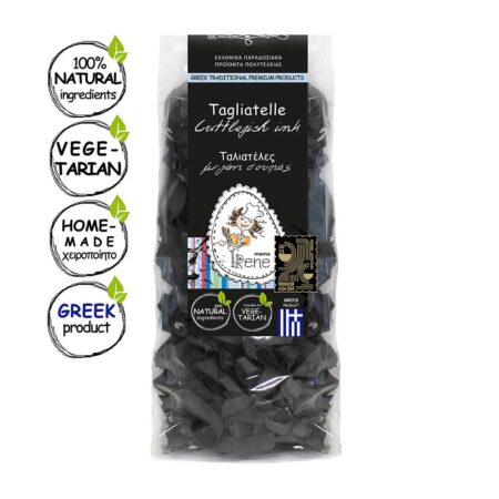 Ταλιατέλες με μελάνι σουπιάς Χειροποίητες