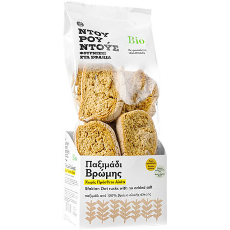 Παξιμάδι Βρώμης Ντουρουντούς ΒΙΟ 600γρ