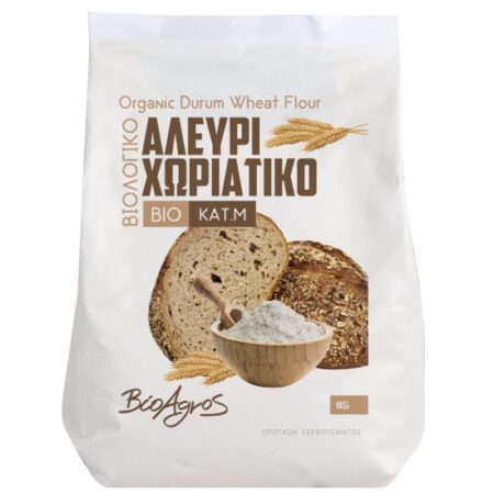 Αλεύρι Χωριάτικο Τύπου Μ 1kg ΒΙΟ