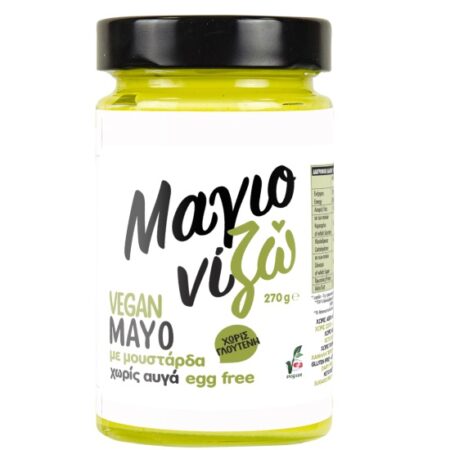 Μαγιονέζα Vegan Με Μουστάρδα 270γρ