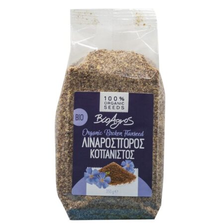 Λιναρόσπορος Καφέ Κοπανιστός 350γρ ΒΙΟ