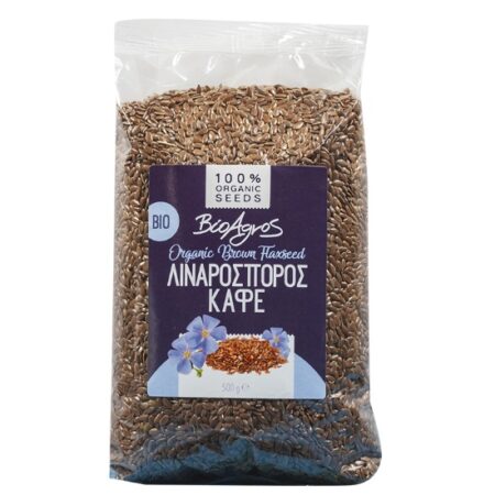 Λιναρόσπορος Καφέ 500γρ ΒΙΟ