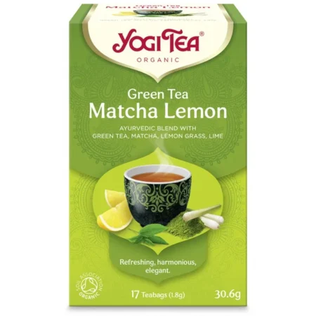 YOGI TEA GREEN MATCHA LEMON BIO 30.6gr