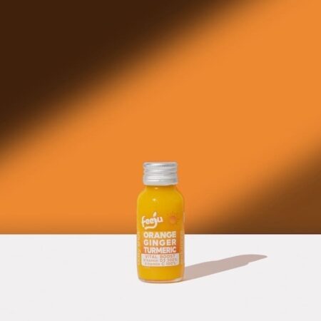 Feeju Shots Πορτοκάλι Τζίντζερ Κουρκουμάς vit D3 vit C 60ml